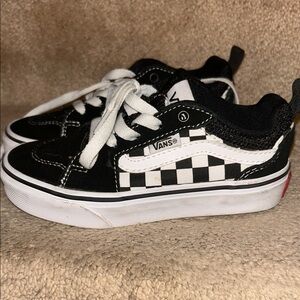 Vans Classic Black and White Checkered Shoes